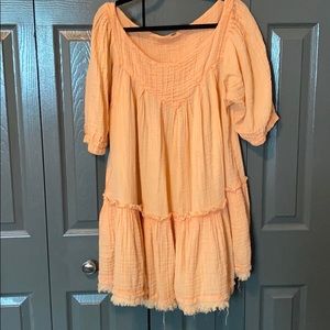 Peach Free People Dress